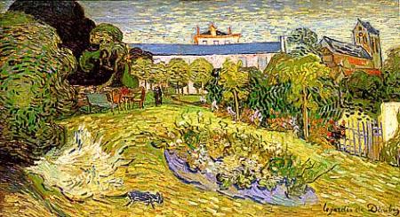 Vincent Van Gogh Der Garten Daubignys Spain oil painting art